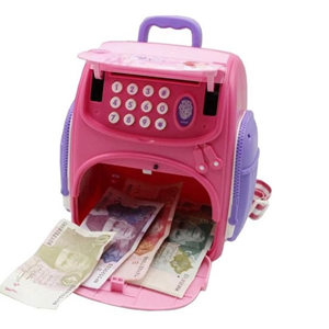 قلک مدل كوله پشتي رمزدار طرح کیتی Intelligent School Bag Toy ATM Hello Kitty_اسباب بازی